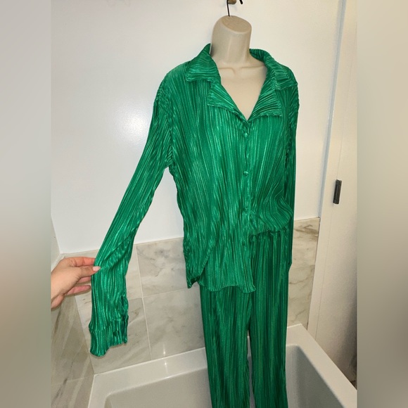 Y2k 90s Inspired 2 Pcs Pleated Set - Picture 8 of 13